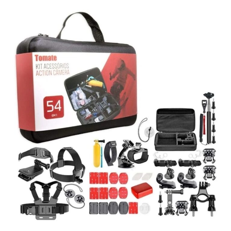 Kit 53 Acessórios Action Camera Gopro Hero 6 5 4 