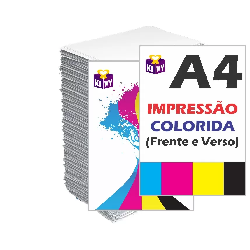 Impressão A4 – Frente e Verso (Colorida)