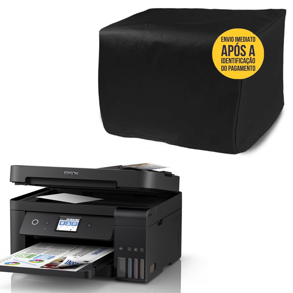 Capa Para Impressora L6191 Material Impermeável e Flanelado Uv