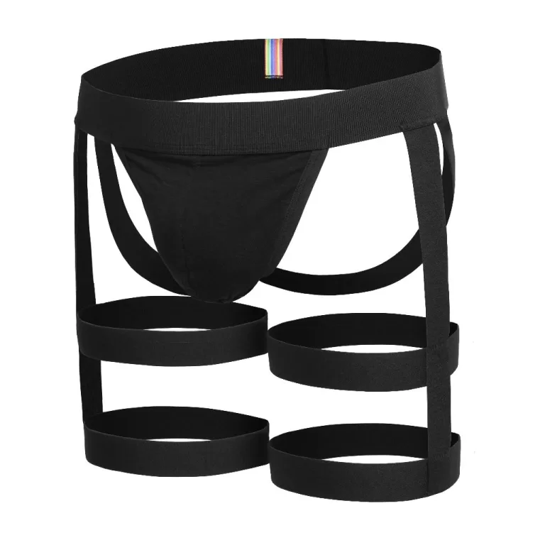 Cueca Jockstrap Cinta Liga – 2 ligas