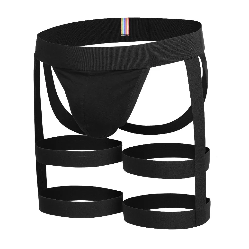 Cueca Jockstrap Cinta Liga – 2 ligas