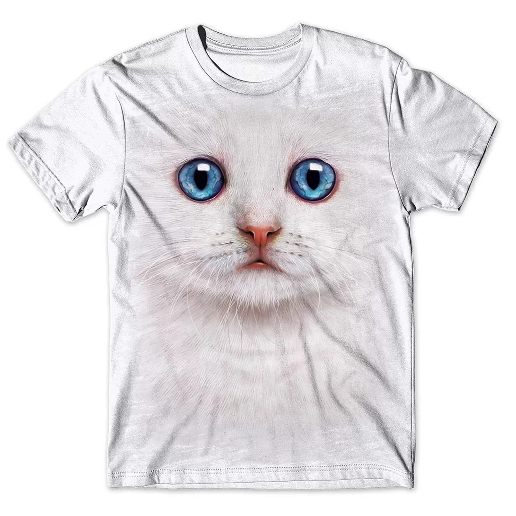 Camisa Camiseta Masculina Gato 72