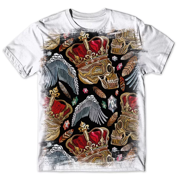 Camisa Camiseta Masculina Caveira 96