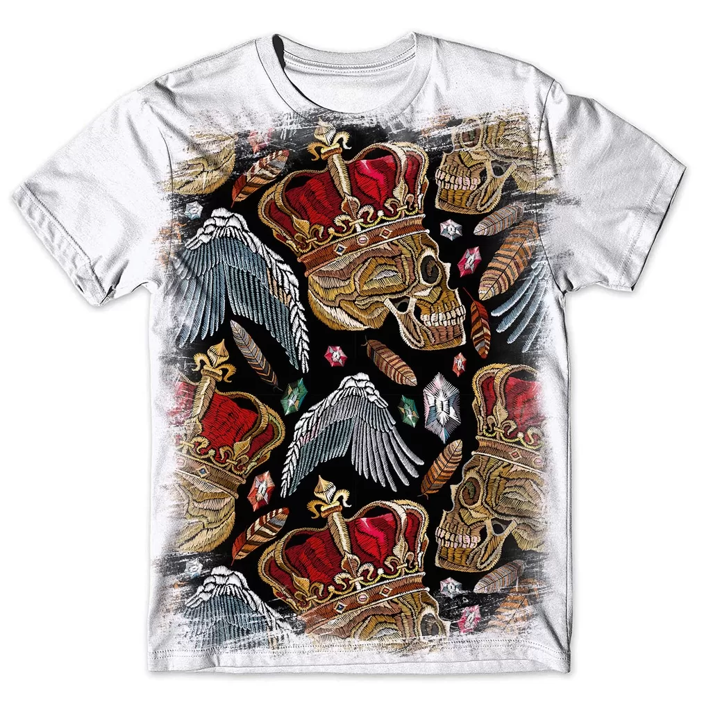 Camisa Camiseta Masculina Caveira 96