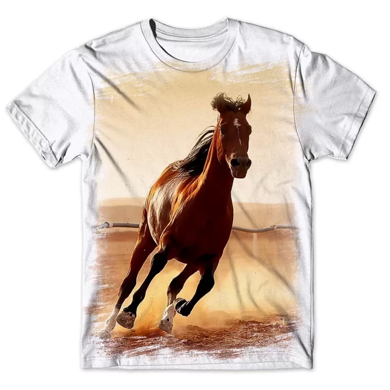 Camisa Camiseta Masculina Cavalo 318