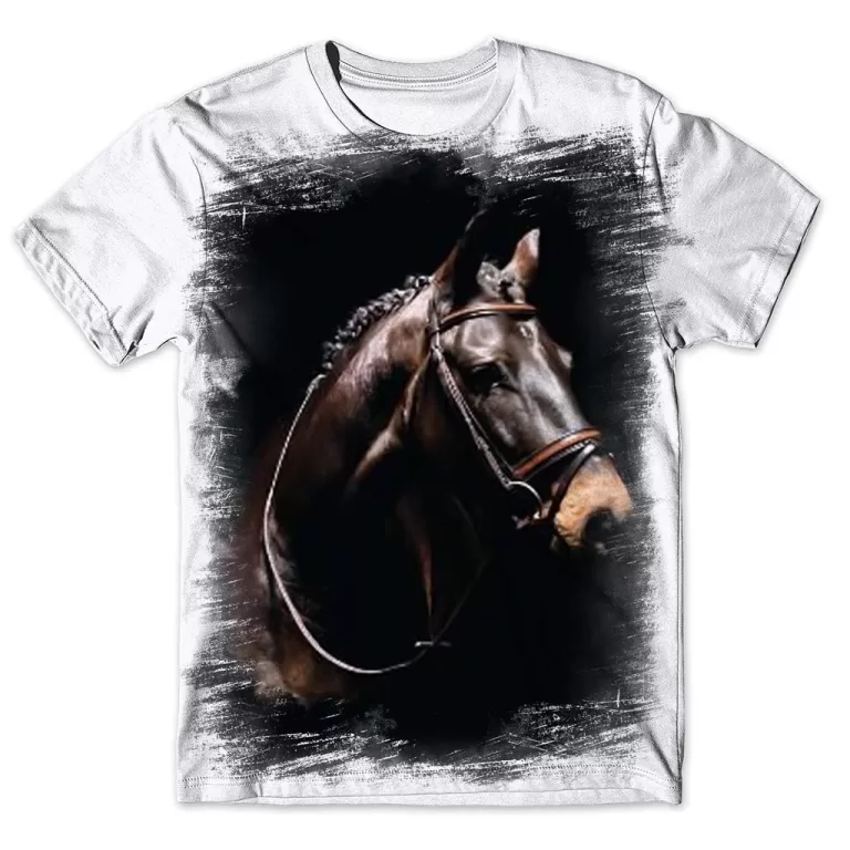 Camisa Camiseta Masculina Cavalo 273