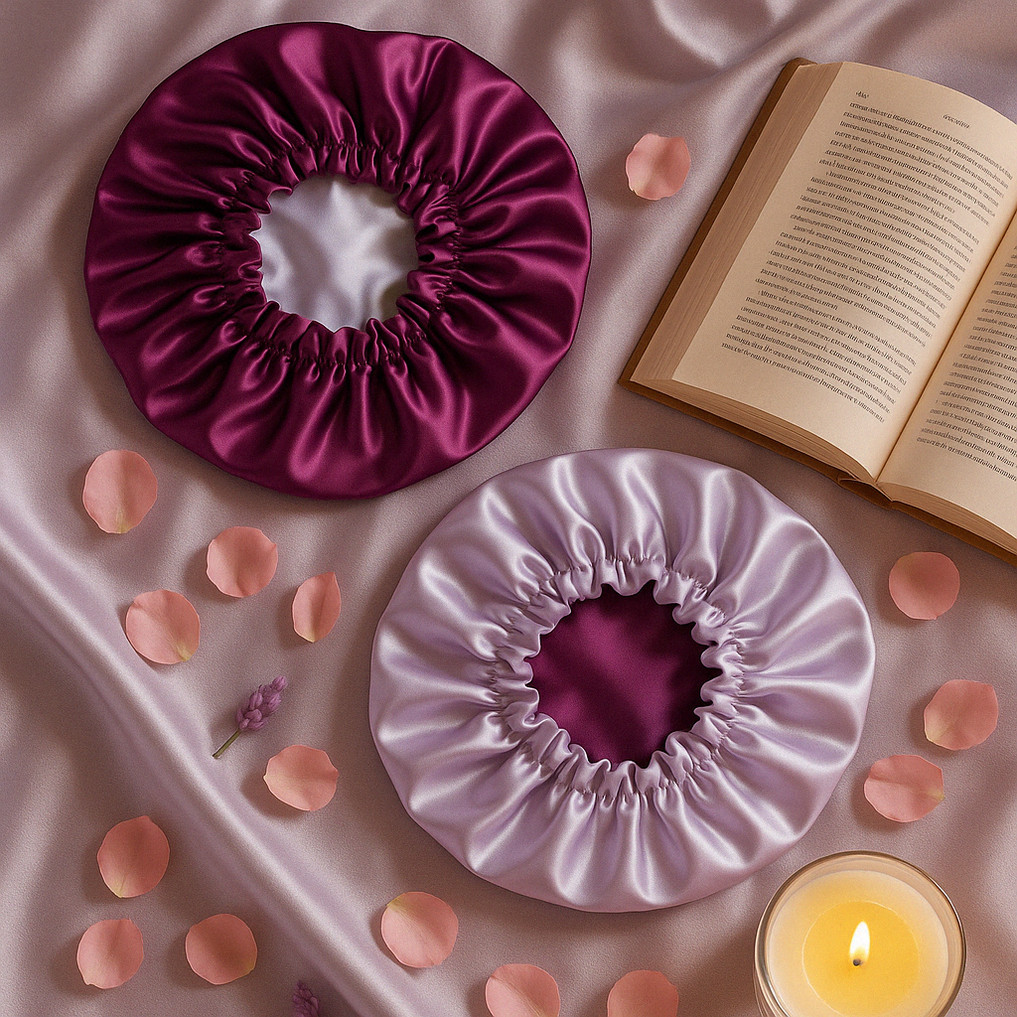 Touca de Cetim Antifrizz Toca para Cabelo Touca para dormir