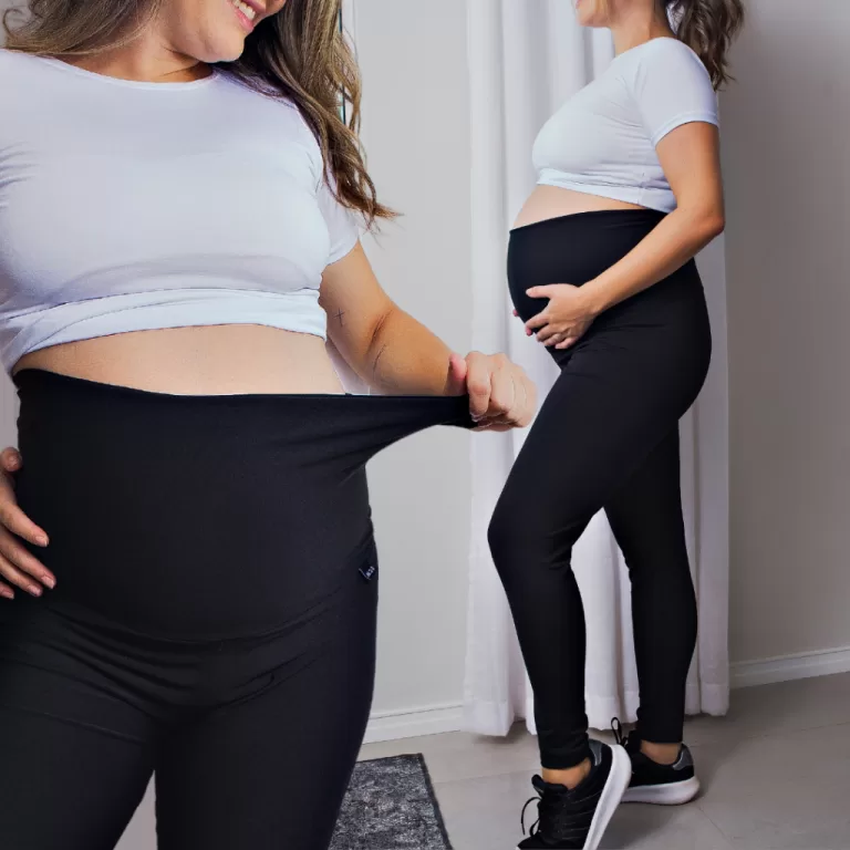 Calca Legging Gestante Fitness Gravida Maternidade