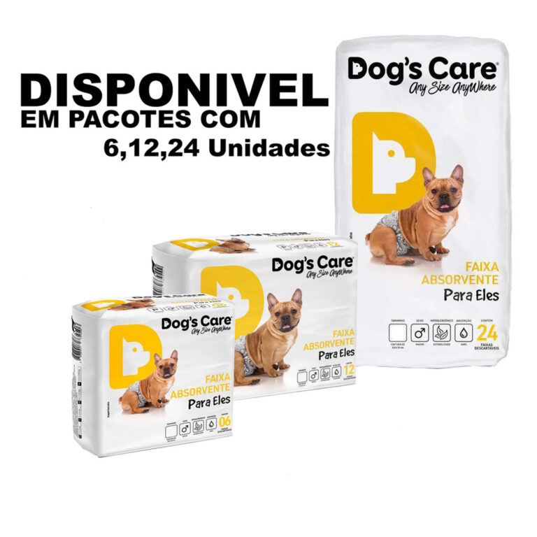 Fralda Descartável para Cachorro Macho Fralda Hig