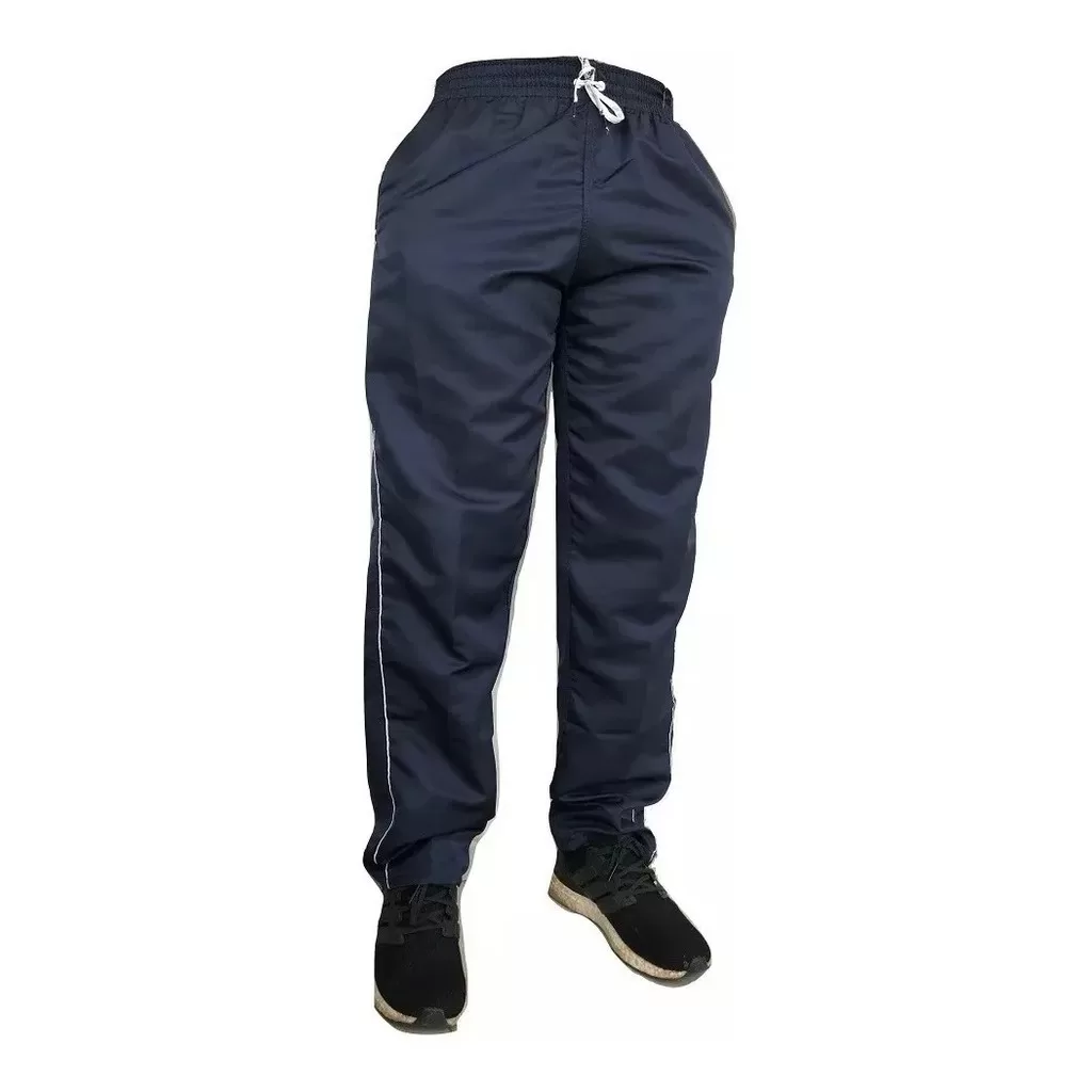 Kit 4 Calças Masculinas Esportivas, Tecido Reforçado, 3 Bolsos, Elástico Costuras Triplas Plus Size