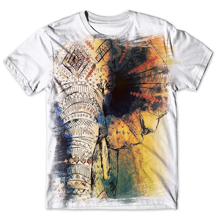 Camisa Camiseta Masculina Elefante 6