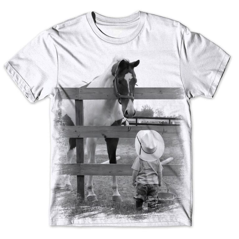 Camisa Camiseta Masculina Cavalo 111