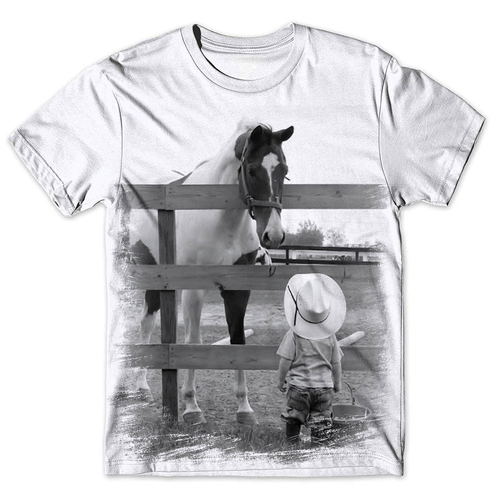 Camisa Camiseta Masculina Cavalo 111