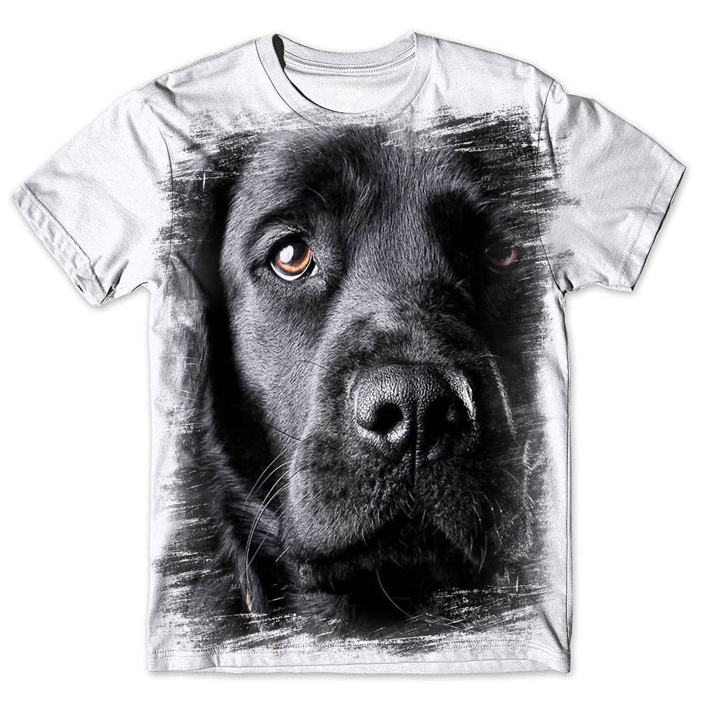 Camisa Camiseta Masculina Cachorro Labrador 10