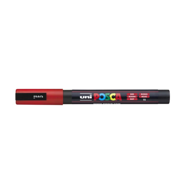Caneta Posca Pc-3m Fine Line Vermelha – Unib