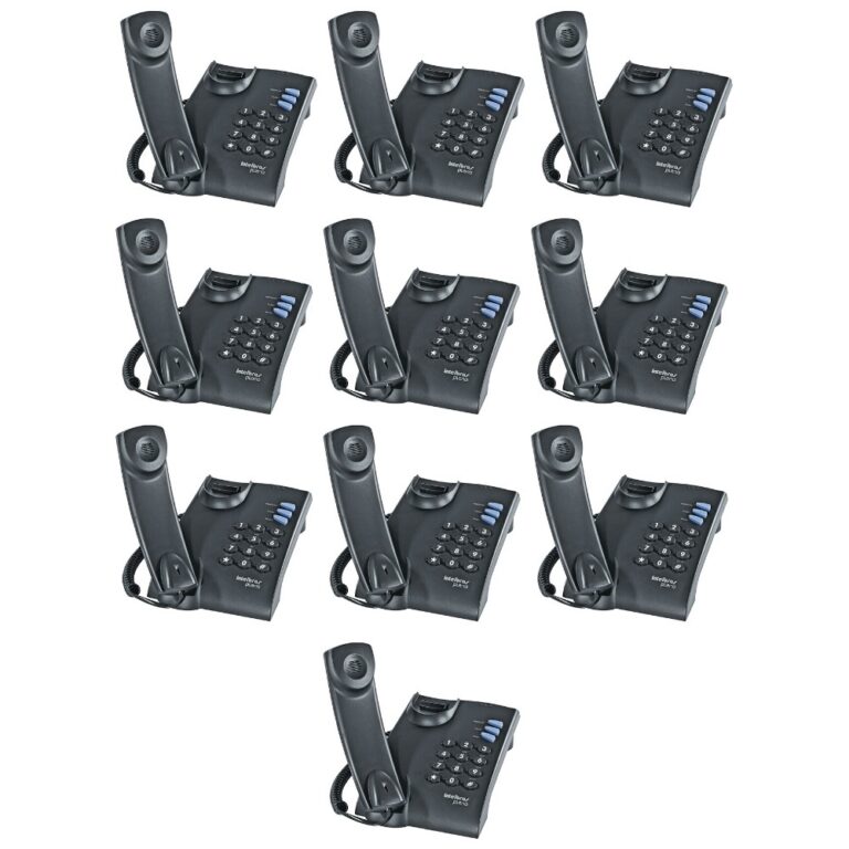 Kit 10 telefone Fixo Com 2 tipos toque, Flash Redi