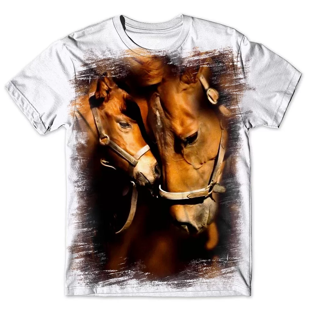 Camisa Camiseta Masculina Cavalo 316