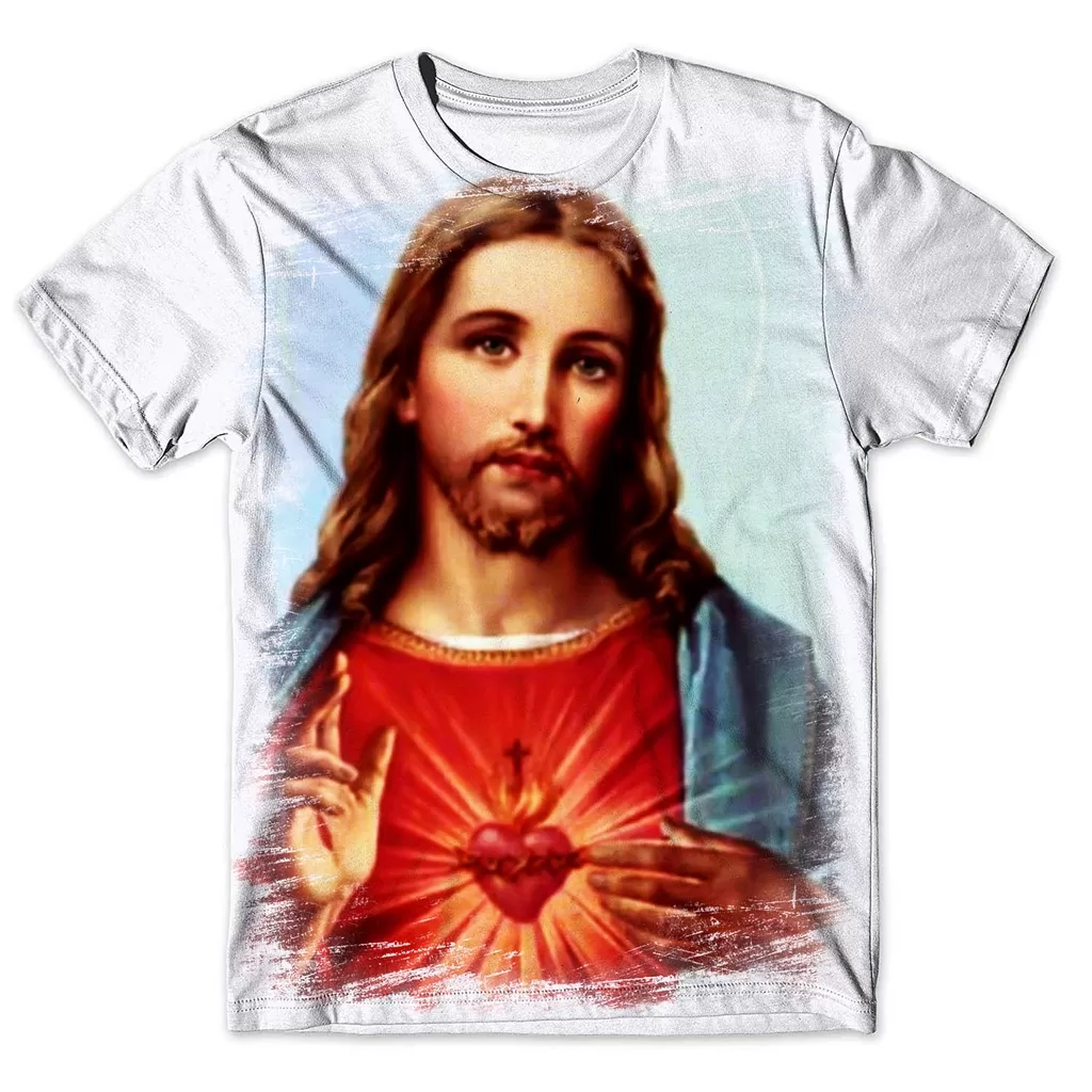 Camisa Camiseta Masculina Catolica Jesus Cristo 16