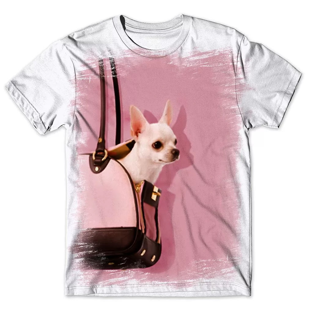 Camisa Camiseta Masculina Cachorro Chihuahua 4