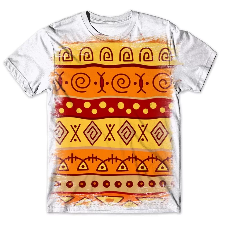 Camisa Camiseta Masculina Africana 90