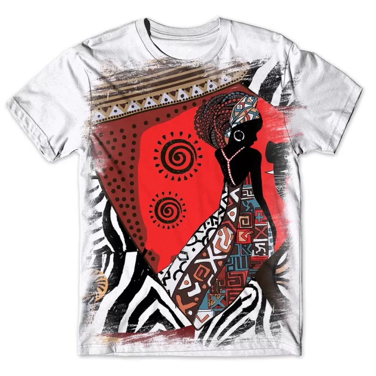 Camisa Camiseta Masculina Africana 19