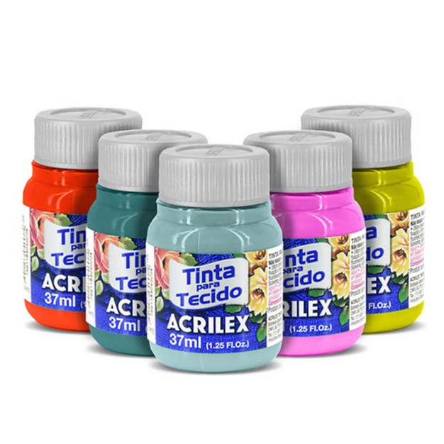 Tinta para tecido Acrilex – 37 ml – v