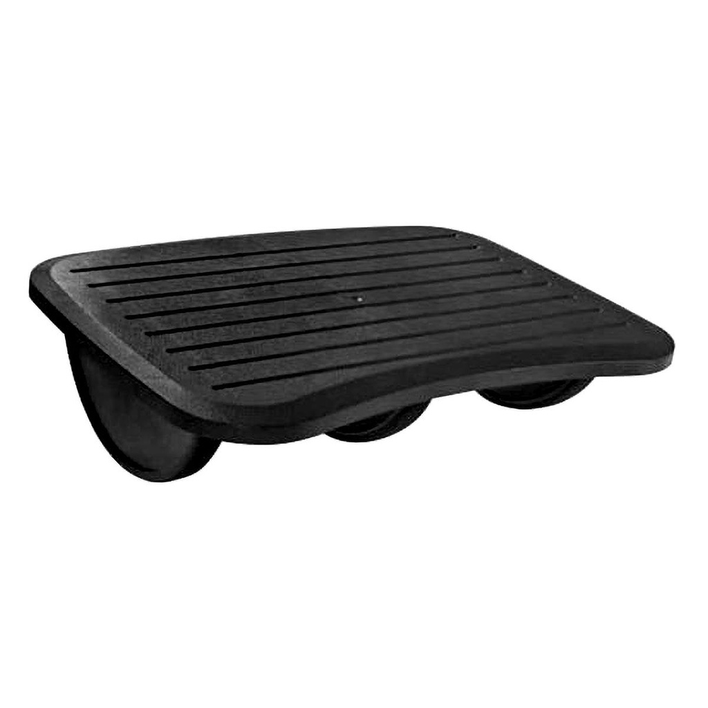 Suporte para Descanso dos Pés Antiderrapante Ajuste Inclinável SUP0013 Masticmol Preto