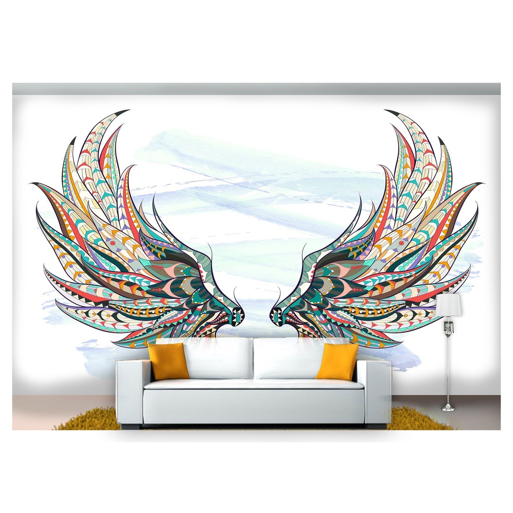 papel de parede Arte Asas Fotografia selfie m² TRA16