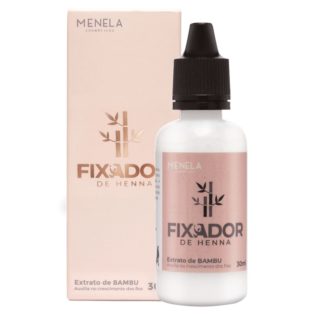 Fixador De Henna Menela Para Sobrancelhas 30ml Profissional