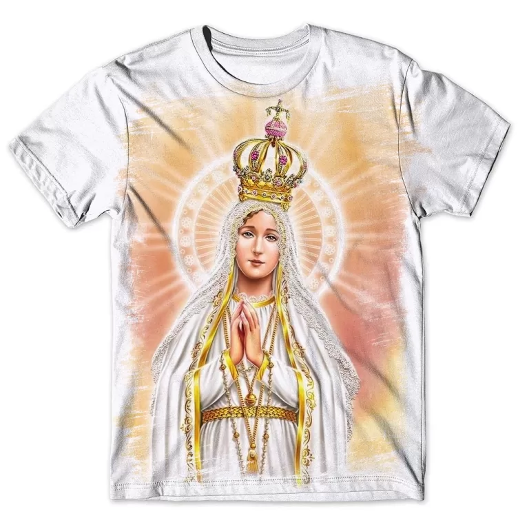 Camisa Camiseta Masculina Nossa Senhora Aparecida 