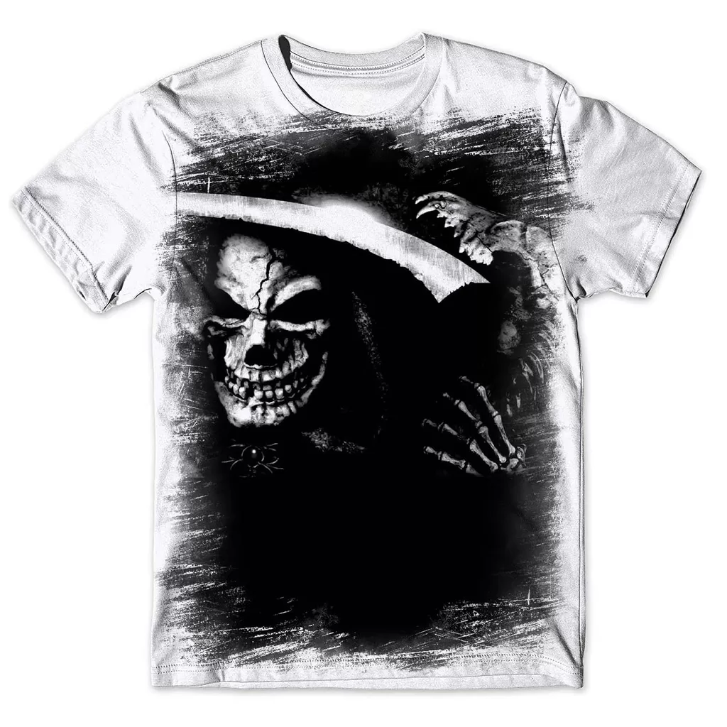 Camisa Camiseta Masculina Caveira Morte 2