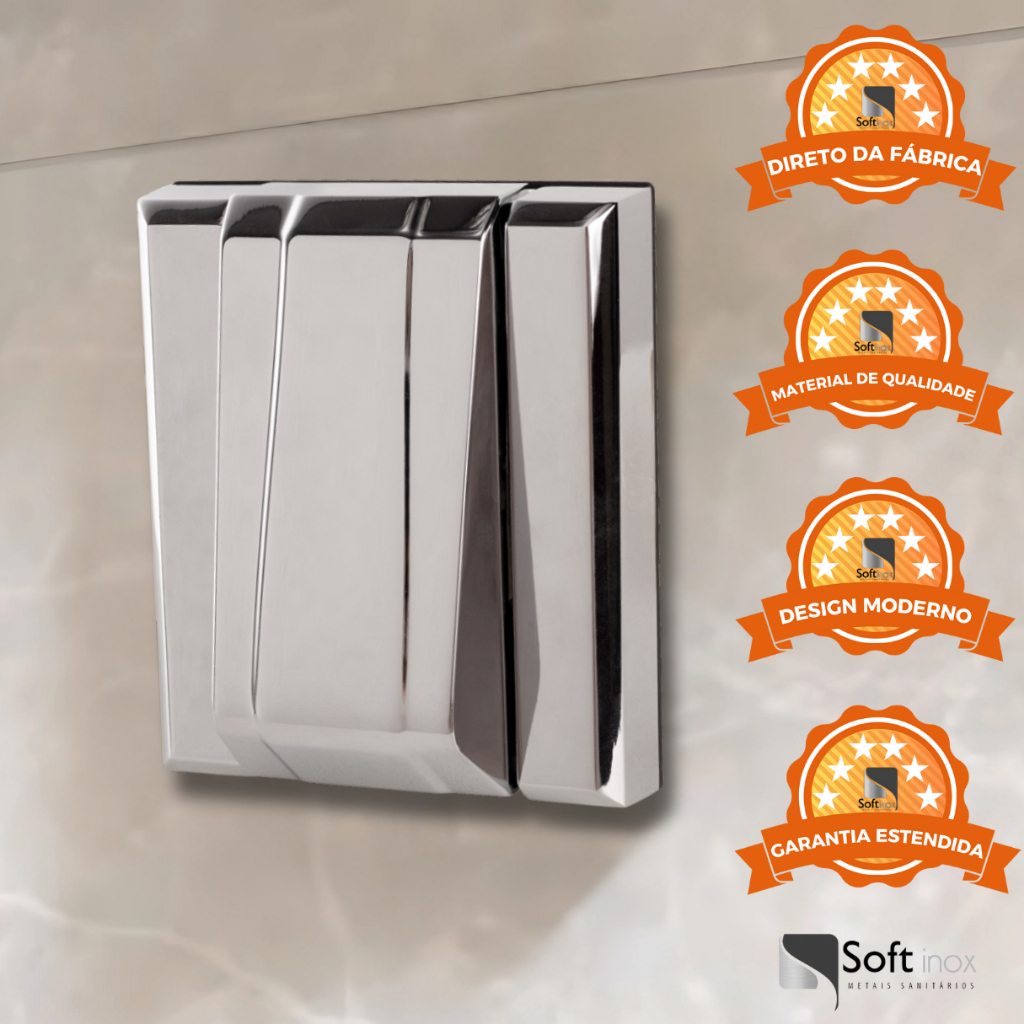 Acabamento Válvula De Descarga Para Deca Ou Docol Cromado