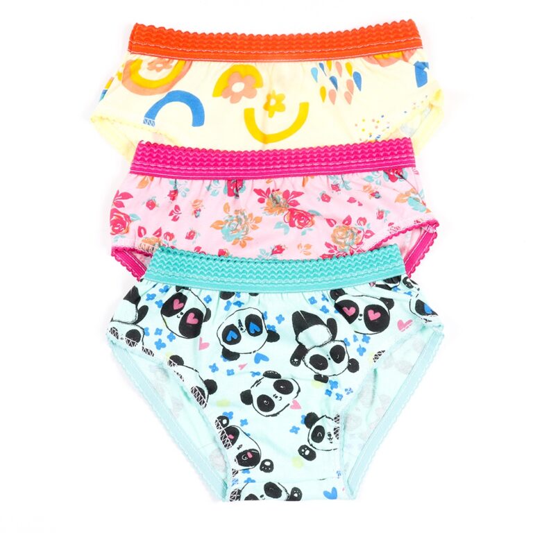 Kit 10 Calcinha Infantil Menina 100% Algodão Com 