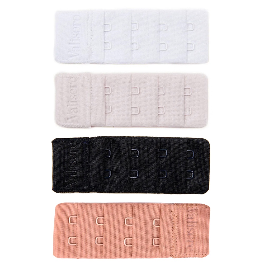 4 Extensores De Sutiã Valisere 11851 Duplo Unico 4 Fechamentos MW