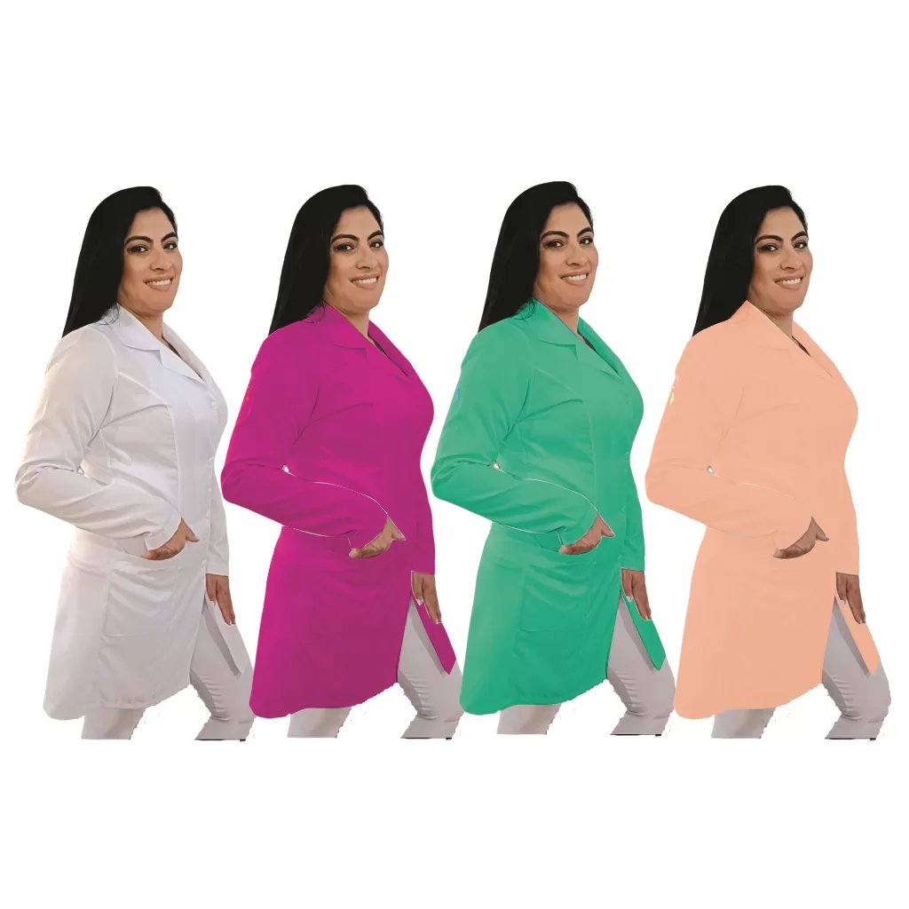 Jaleco Feminino Acinturado Oxford (CORES)