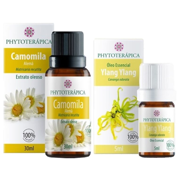 Kit Óleos De Ylang Ylang E Camomila Alemã