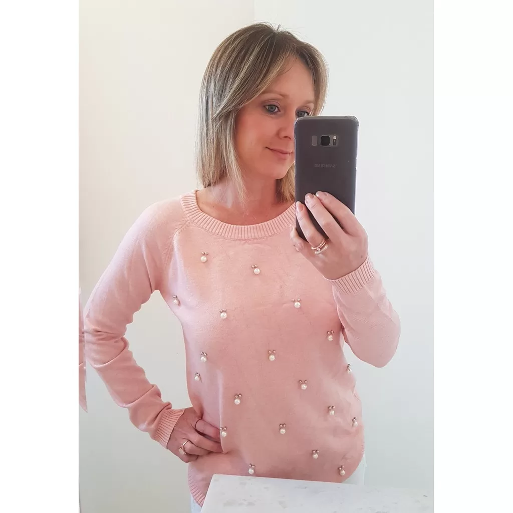 Tricot Detalhe Em Pérola