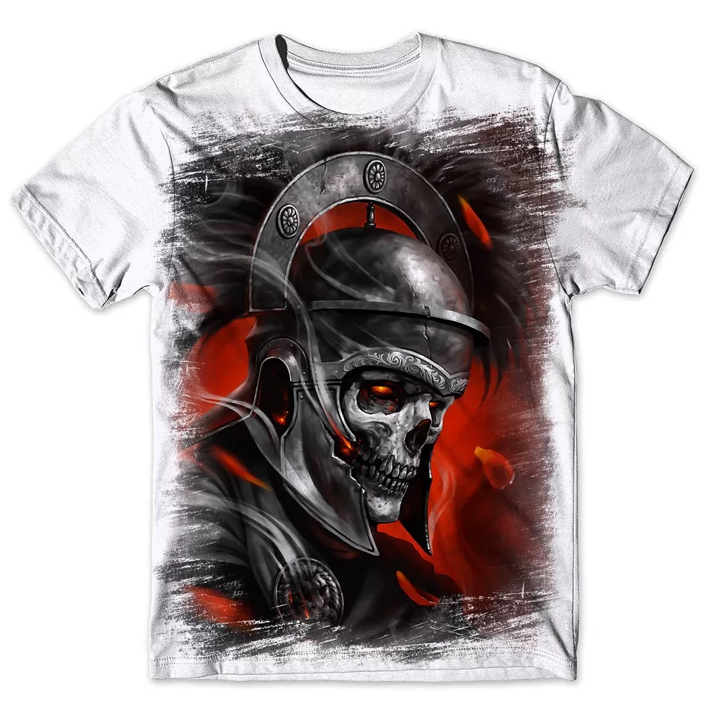 Camisa Camiseta Masculina Caveira 91