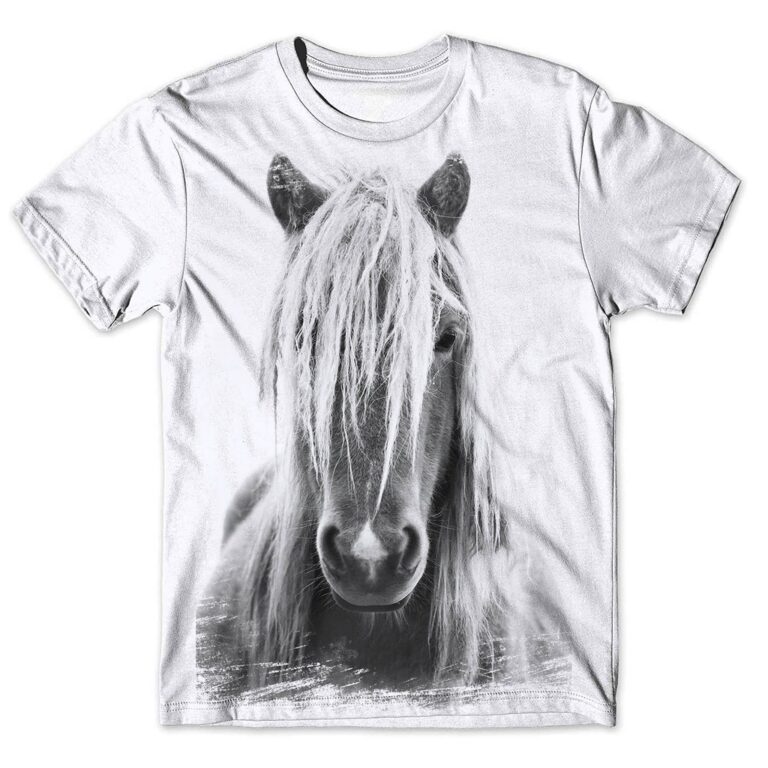 Camisa Camiseta Masculina Cavalo 163