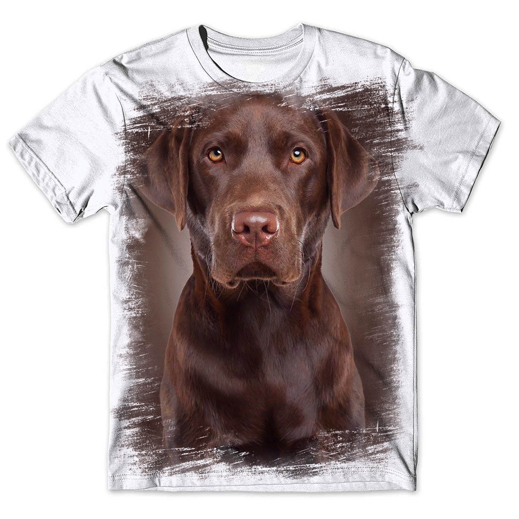 Camisa Camiseta Masculina Cachorro Labrador 8