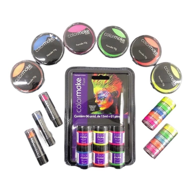 Kit Para Pintura Facial Neon (Flúor)