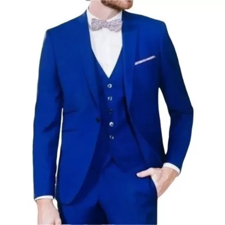 Blazer+calça+colete -Oxford- Slim Fit- Corte Ital