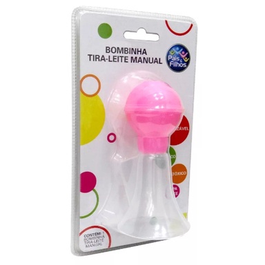 BOMBINHA TIRA-LEITE PAIS E FILHOR (ROSA)