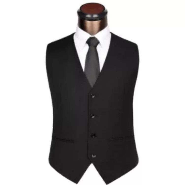 Colete Slim Social Masculino Preto Mega Promoção