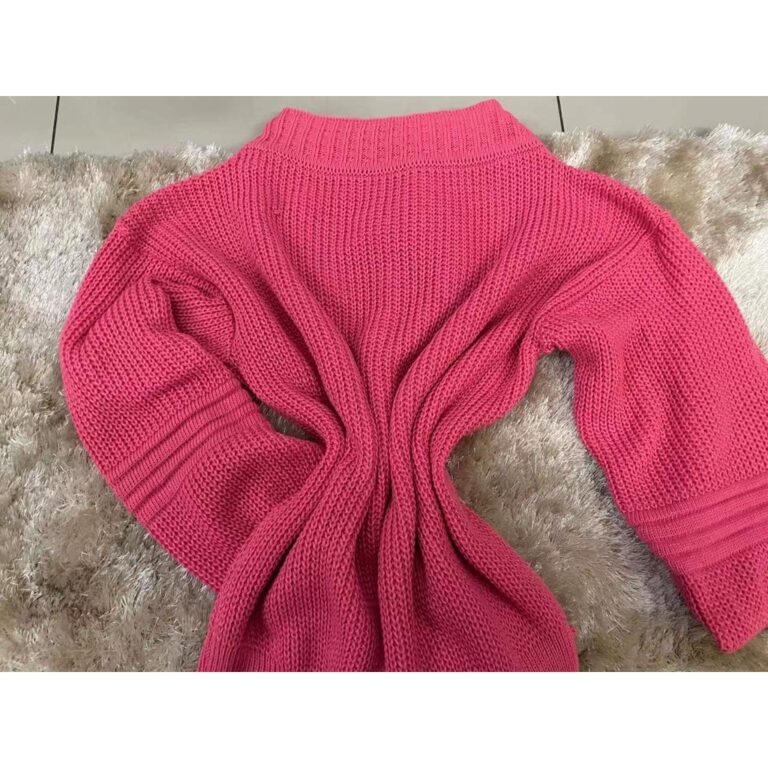 Blusa Feminina/ Suéter Feminino de Tricot Gola Re