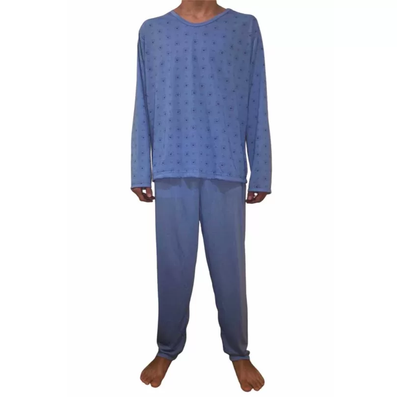 Pijama Inverno Masculino Adulto Estampado