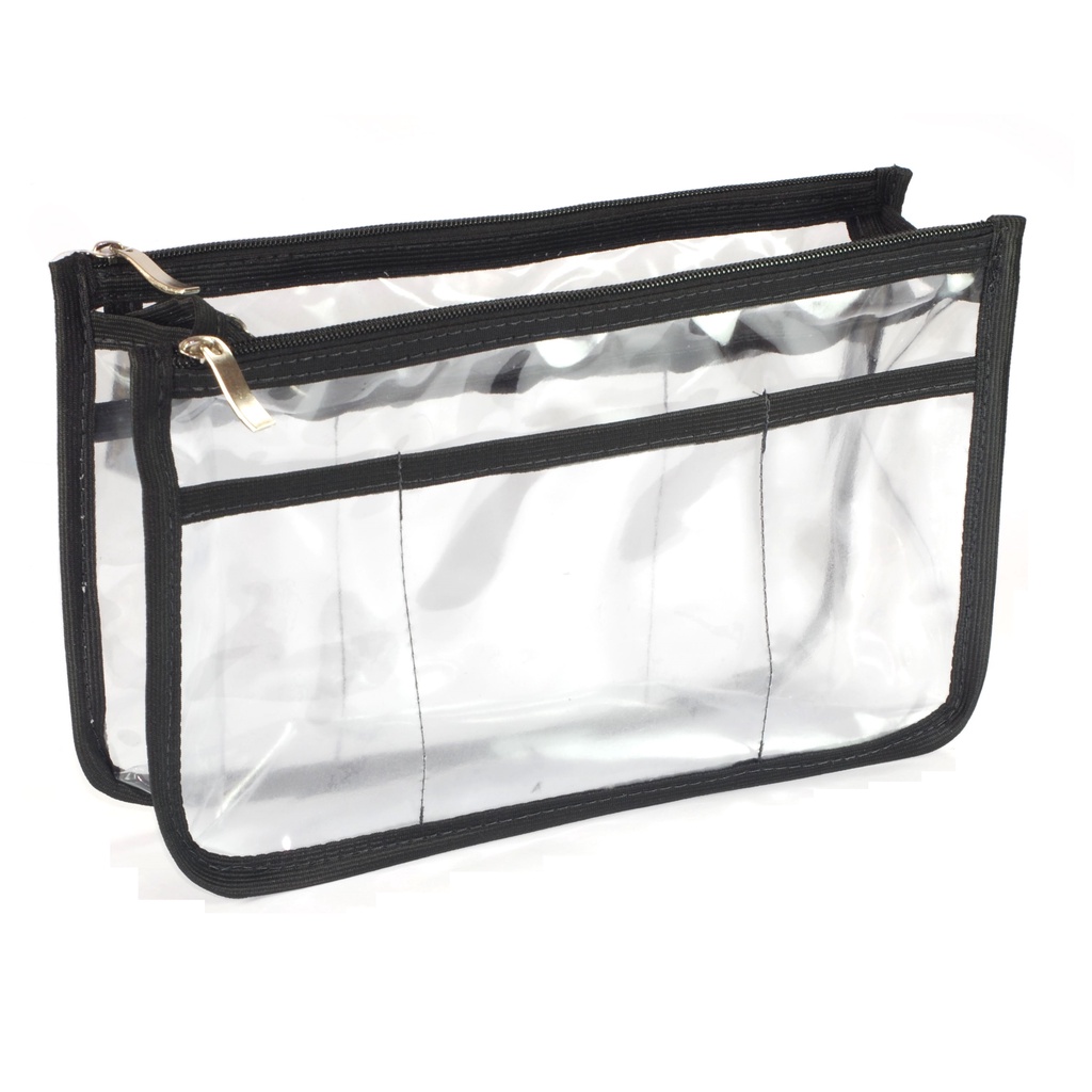 NECESSAIRE PORTA MAQUIAGEM RETANGULAR C/9 COMPARTIMENTOS N053