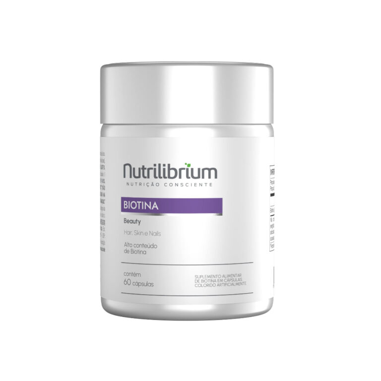 Biotina Premium 60 Cap Alto Conteúdo Cabelo Pele 