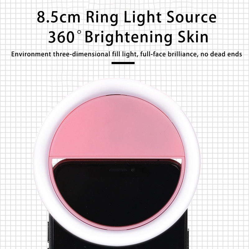 Selfie luz led Luz De Preenchimento Selfie Fotografia Celular Luminador