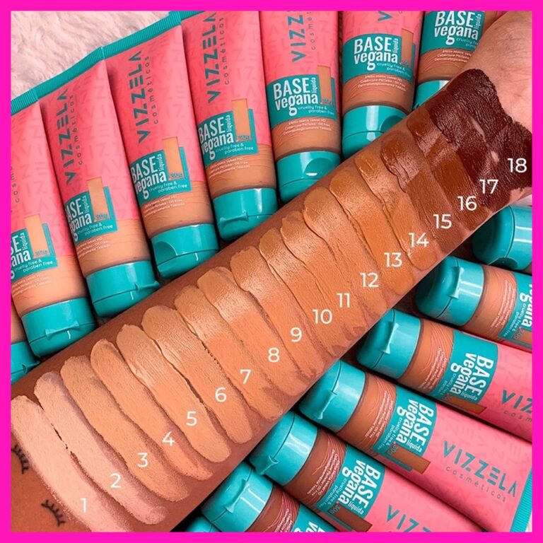 Vizzela Base Líquida Matte Vegana 30g Alta Cobert